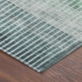 thumbnail image 3 of Addison Rugs Mayfield Premium Machine Washable Transitional Stripes Turquoise Rectangle Rug, 10' x 14', 3 of 6