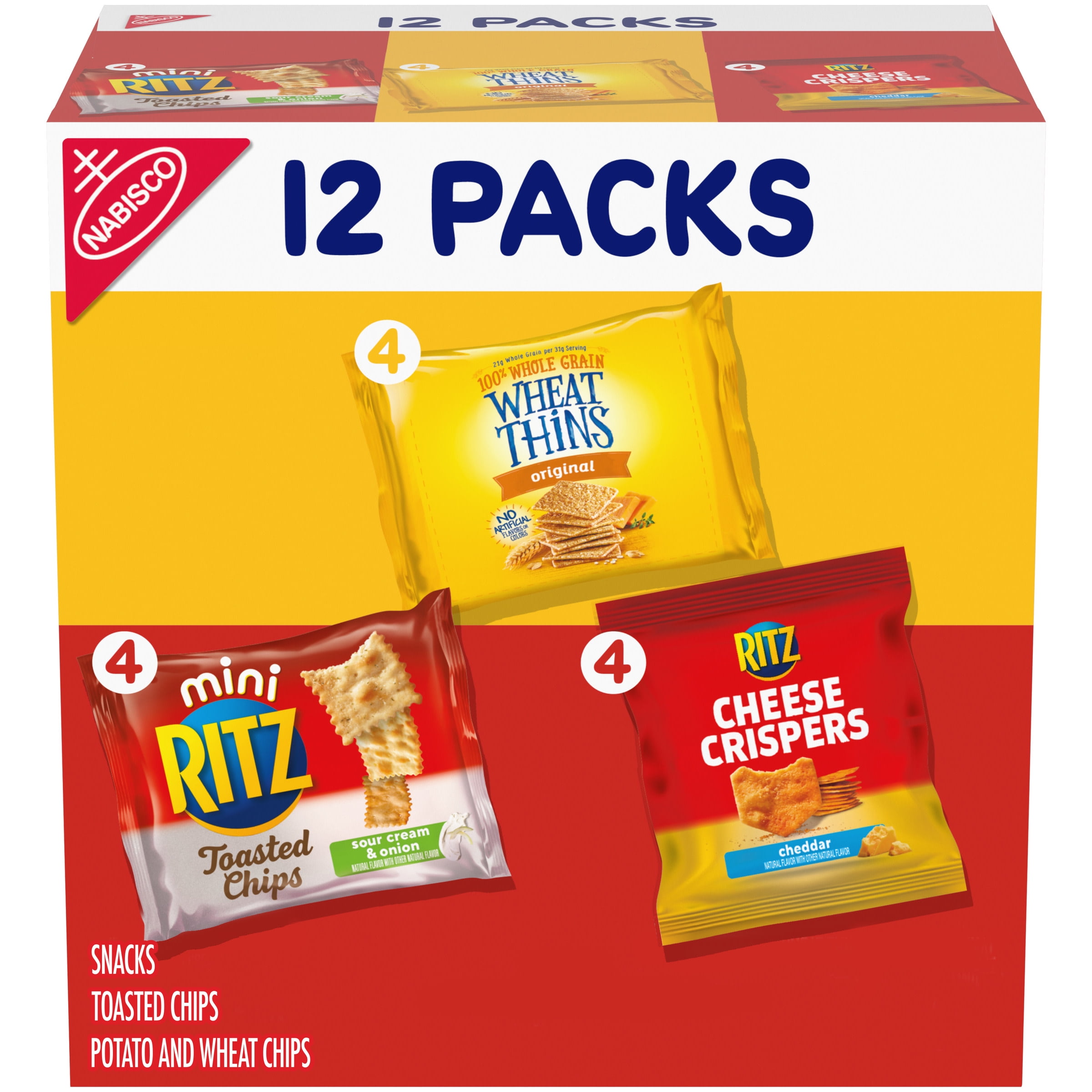 Nabisco Cracker Variety Pack RITZ Toasted Chips RITZ Cheese Crispers Nabisco Cracker Variety Pack RITZ Toasted Chips RITZ Cheese Crispers