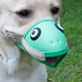 thumbnail image 2 of Para Perros Contra La Mordedura Masticación De Dibujos Animados Entrenamiento Pequeño Mediano Grande Verde Zulema Mascarilla de mascota de perro mascota, 2 of 8