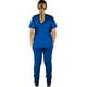 thumbnail image 4 of Pijama Quirurjica Uniforme Medico Clinico Mujer Recto Azul real XS, 4 of 5