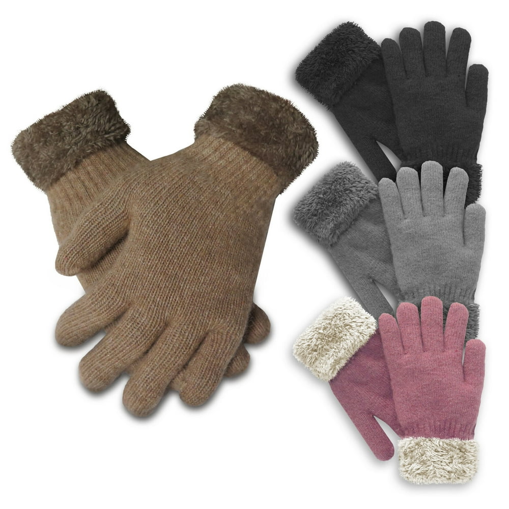 Clear Creek Women's Thermal Insulated Super Warm Winter Gloves with