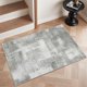thumbnail image 3 of Alfombra Area zesthome, lavable, 2 x 3 pies, diseño abstracto, gris, 3 of 9