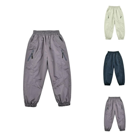 Boys Pants Boys Rain Pants Windproof Softshell Trousers for Kids Durable Outdoor Pants for School and Adventures