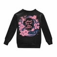 thumbnail image 3 of WOYY Toddler Girl's Sweatshirt Flower Print Casual Loose Sweatshirt Children's Pullover, 3 of 5