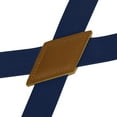 thumbnail image 3 of Buyless Fashion Trucker Suspenders for Men - 48" Elastic Adjustable Straps 1" - X Back Utility Braces - 5149-Navy, 3 of 7