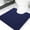 Navy Blue-20" X 20" Contour Rug, variant on 24" X 24" Contour Rug Light Grey Chenille Bathroom Bath Mat