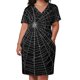 thumbnail image 2 of Vestido colgante de tela de araña para mujer, elegante traje elegante con bolsillo para fiesta de noche, 2 of 6