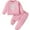 Pink, variant on Odeerbi Infant Girls Fall Winter Outfits Long Sleeve Sweatsuits Cute Tracksuit Sports Style Sweatshirt Sweatpants Two Piece Set Infant Clothes Pink