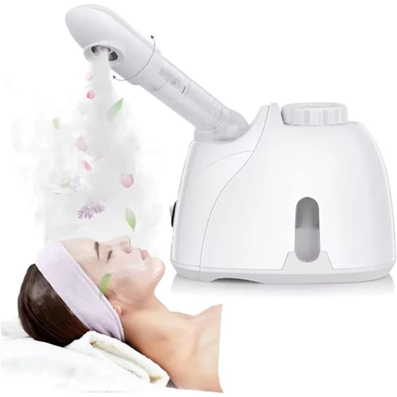 Professional Facial Steamer, Face Warm Mist Humidifier with Extendable Arm and 360° Rotatable Sprayer, for Spa Moisturizing & Facial Skin Treatment