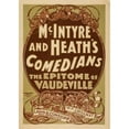 thumbnail image 3 of U.S. Printing Co. 14x18 Black Modern Framed Museum Art Print Titled - Mcintyre and Heath's Comedians the Epitome of Vaudeville (1899), 3 of 5