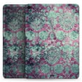 thumbnail image 2 of DesignSkinz Grungy Teal and Pink Damask Pattern Full-Body Skin Decal Wrap Cover for iPad Pro 12.9” 2nd Gen (A1670/A1671), 2 of 4