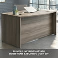 thumbnail image 4 of OfficeWorks by Sauder Affirm 60” x 35" 1-File Single Ped Bowfront Desk, Hudson Elm Finish, 4 of 5