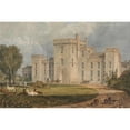 thumbnail image 2 of Joseph Mallord William Turner 24x17 Black Ornate Framed Double Matted Museum Art Print Titled: View of Hampton Court, Hertefordshire, from the Northwest (ca. 1806), 2 of 5