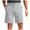 Gray, variant on cocolona Mens Shorts Summer Casual Button Work Shorts Outdoors Hiking Shorts Loose Solid Color Business Suit Shorts