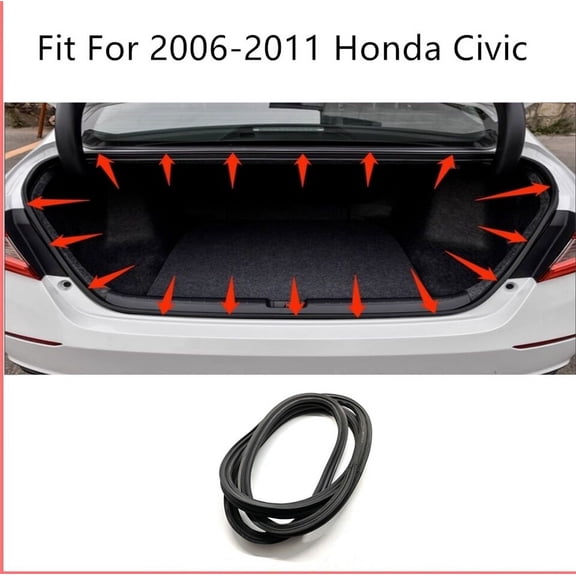 Acaigel Fits For 2006-2011 Honda Civic 74865-Sne-A01 Weatherstrip Trunk Lid Rubber Seal