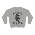 thumbnail image 3 of Lineman's Wife Line Wife Lineman Wife Fiance Retro Pullover Sweatshirt, 3 of 5