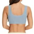 thumbnail image 4 of TEVEQ Seamless Wireless Bra for Women with Support - No Underwire Full Coverage Push Up Comfort Bras - Back Smoothing Bralettes Thin Laceless Comfortable Breathability Brater Buckle Bra, 4 of 4
