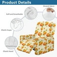 thumbnail image 6 of Renewold Cover for Recliner Chair Soft Breathable Dog Couch Cover 4 Pieces Oversized Recliner Cover Washable Reclining Sofa Slipcover Living Room Fall Decor, Pumpkin Maple Leaf, 6 of 8