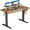 Rustic Brown, variant on CQAOE Electric Standing Desk Adjustable Height Home Office Desk with Memory Control, Sturdy Frame & Spacious Desktop for Work, Study, Gaming-Natural-40*24 in
