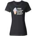 thumbnail image 3 of Inktastic I Make Ice Cream Disappear What's Your Power Women's T-Shirt, 3 of 5