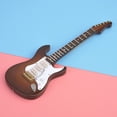 thumbnail image 1 of Modelo de guitarra de madera Delicado Mini instrumentos musicales en miniatura de 18 cm Guitarra en miniatura Valor excepcional Jadeshay A, 1 of 4