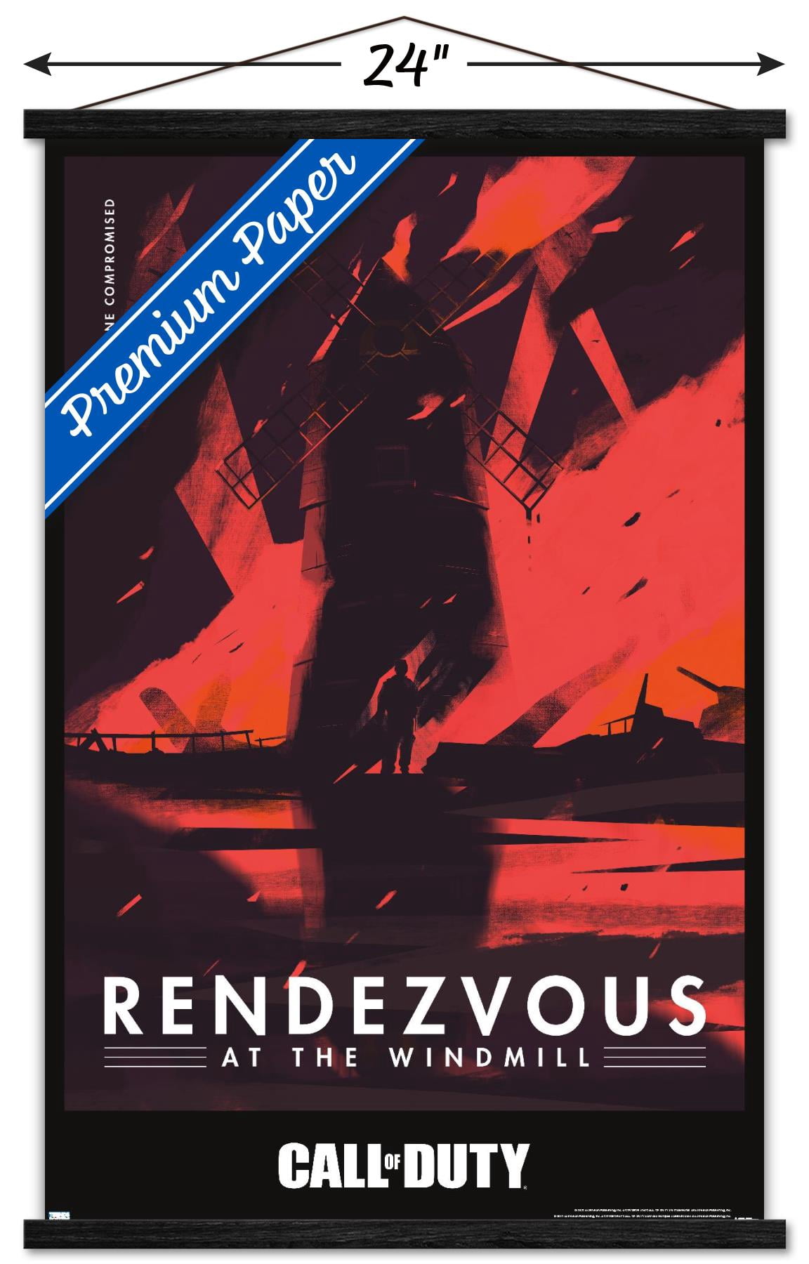 Call of Duty: Vanguard - Rendezvous Wall Poster with Wooden Magnetic Frame, 22.375" x 34"