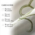 thumbnail image 4 of VOGOL Grass Green Vines Valance, Faux Linen Rod Pocket Kitchen Curtain 52x14 Inches, 4 of 7
