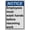 Warning Sign 4, variant on Industrial ANSI Horizontal Employee Wash Hands Sign - 8"x12" Weatherproof, UV Resistant for Indoor/Outdoor Workplace (All employees wash hands before opening)