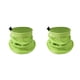 thumbnail image 2 of Cateissary Calentador de cuello Colores surtidos Calentador de cuello cómodo térmico Espesar Gran textura Accesorios de ciclismo Pañuelo para ciclismo Verde 2piezas Cateissary CBP377450, 2 of 5