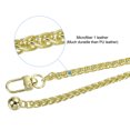 thumbnail image 4 of Uxcell 47 inch Purse Chain Strap Adjustable Handbag Chains Shoulder CrossBody Replacement for Bags Gold, 4 of 6