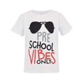thumbnail image 1 of Unique Baby Boys Girls Preschool Vibes Only Back to School T Shirt tee top, 1 of 6