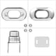 thumbnail image 3 of Sanalily 12pcs monedero giro torcido bloqueos de los accesorios de clearcraft Bloqueos de bolso para bolso de mano de cuero (plata), 3 of 3