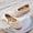 White, variant on FSYBOA Girls Dress Shoes Size 3T, Closed Toe Cute Low Heel Hook and Loop Strap Kids Party Shoes White
