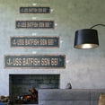 thumbnail image 2 of USS BATFISH SSN 681 Vintage Plastic Street Sign us navy ship veteran sailor gift | Indoor/Outdoor | 24" Wide, 2 of 4
