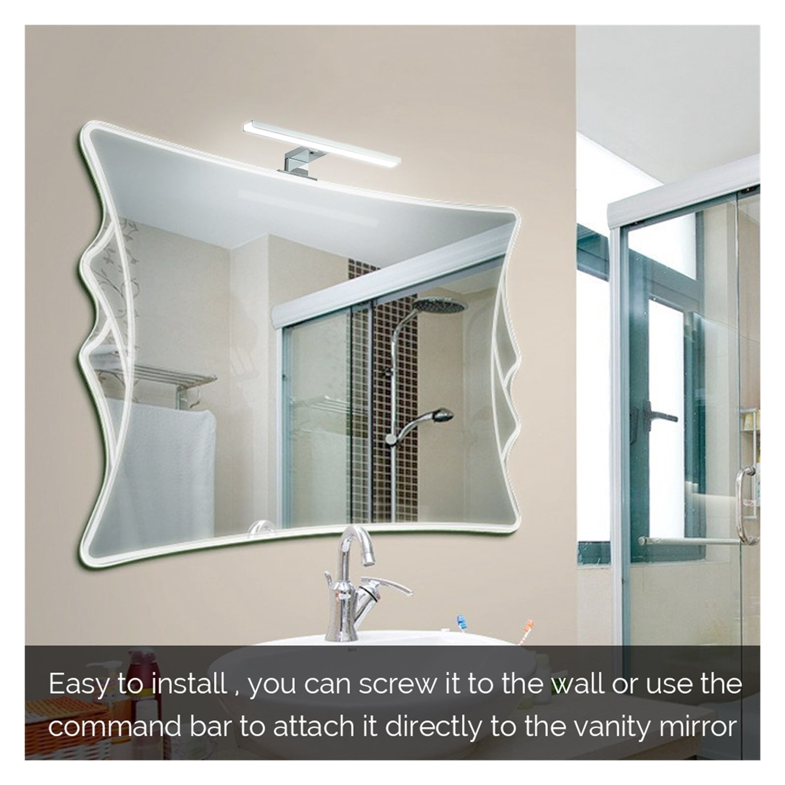 LED Lights Bathroom Cabinet Light Make-up Lights Wall Lamp Vanity Light IP44 6W 8W 6000K Neutral White 280mm 580mm ,Picture Lights for Wall
