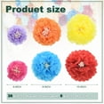 thumbnail image 2 of Unique Bargains 36 Pcs Large Colorful Tissue Paper Flowers, 2 of 7