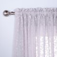 thumbnail image 5 of Best Home Fashion Vintage Leaves Burnout Sheer Rod Pocket Curtain Panels, 5 of 8