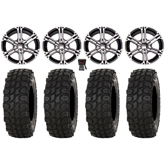 ITP SS212 14" Wheels Machined 30" XComp ATR Tires Sportsman RZR Ranger