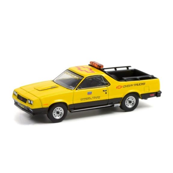 1986 Chevy El Camino SS, Yellow - Greenlight 30311/48 - 1/64 scale Diecast Model Toy Car