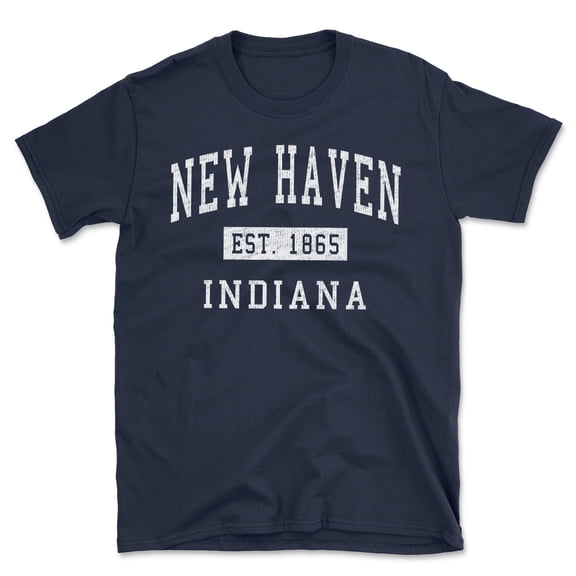 New Haven Indiana Classic Established Men's Cotton T-Shirt