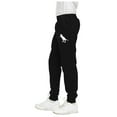 thumbnail image 3 of Boys Fleece Pants 4T Boy Pants Boys Fleece Athletic Sweatpants Kids Active Jogger Pants Running Jogging Pants with Pockets Black 5-6 Years, 3 of 8