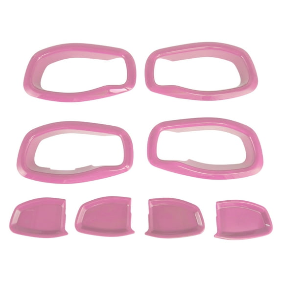 Interior Door Handle Bowl Cover Trim for Jeep Renegade 2015-2023 Inner Door Handle Decoration Frame Trim Pink ABS 4 Pcs