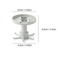 thumbnail image 2 of Less Than 5 Hooks Under Cabinet Hook 360 Rotating Kitchen Utensil Hook Nail Free Adhesive Kitchen Utensil Hook Kitchen Utensil Tool Towel Knife, 2 of 2