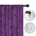 thumbnail image 4 of Blackout Kids Curtains,Halloween Purple Spider Web Pattern Childrens Insulated Curtains Set Of 2,Bedroom Essentials,Toddler Room Decor 42"x63", 4 of 5