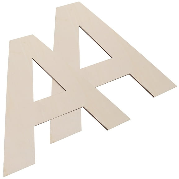 unbranded  2 Pcs Wooden Letter Decoration Wedding Letters Poster Stencils for Wall