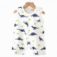 thumbnail image 4 of TOWED22 Newborn Baby Girl Clothes Infant Cute Print Romper Summer Outfit for Girls Ruffle Sleeve Bodysuit Jumpsuit Green,12-18 M, 4 of 4
