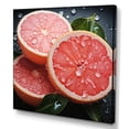 thumbnail image 2 of Designart "Fruit Pink Grapefruit painting" Food & Beverage Canvas Print, 2 of 5