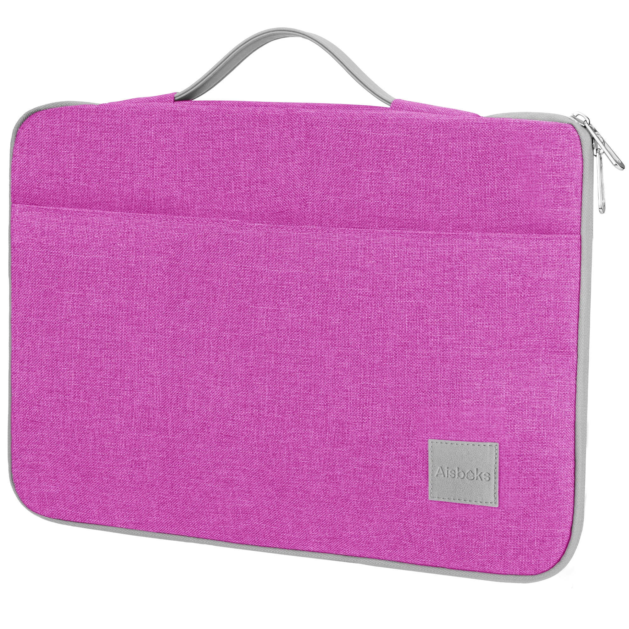 Laptop Sleeve 15.6 to 17inch, 16''Laptop Case,Zipper Laptop Bag,Wear Resistance Shockproof Soft Padded Cover Carrying Computer Bag,Fuchsia