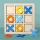 thumbnail image 1 of Juego de mesa infantil de tres en raya | Juguete educativo de madera | Juegos familiares para viajar en casa | Tamaño portátil: 14,5 cm x 14,5 cm, 1 of 5