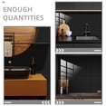 thumbnail image 3 of Mobutofu PVC Black Tile Wall Stickers Removable Vintage Style Decorative Decals for Kitchen Bathroom, 3 of 8